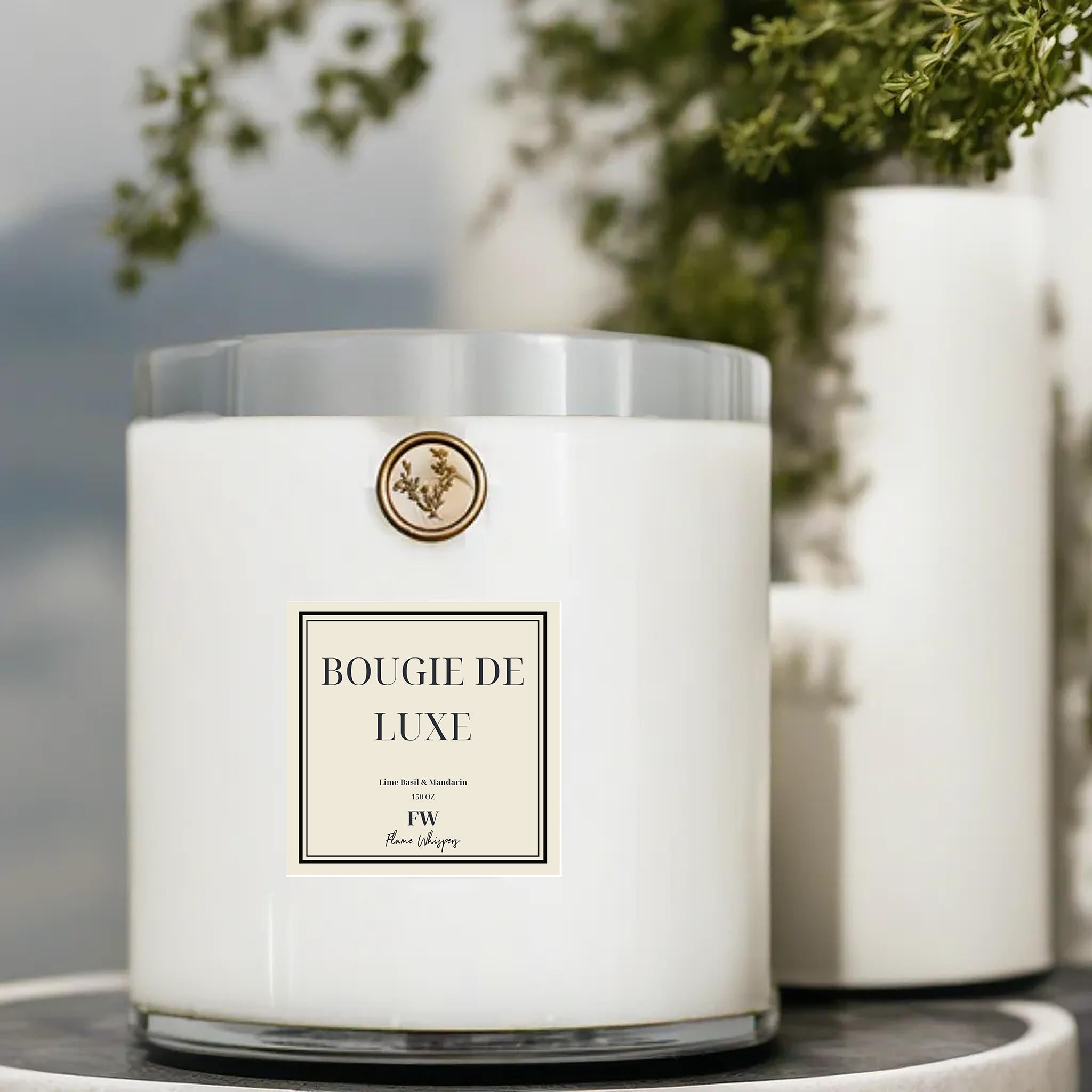 Lime Basil & Mandarin Grand Luxury 5 wick Candle 150oz/4.250g